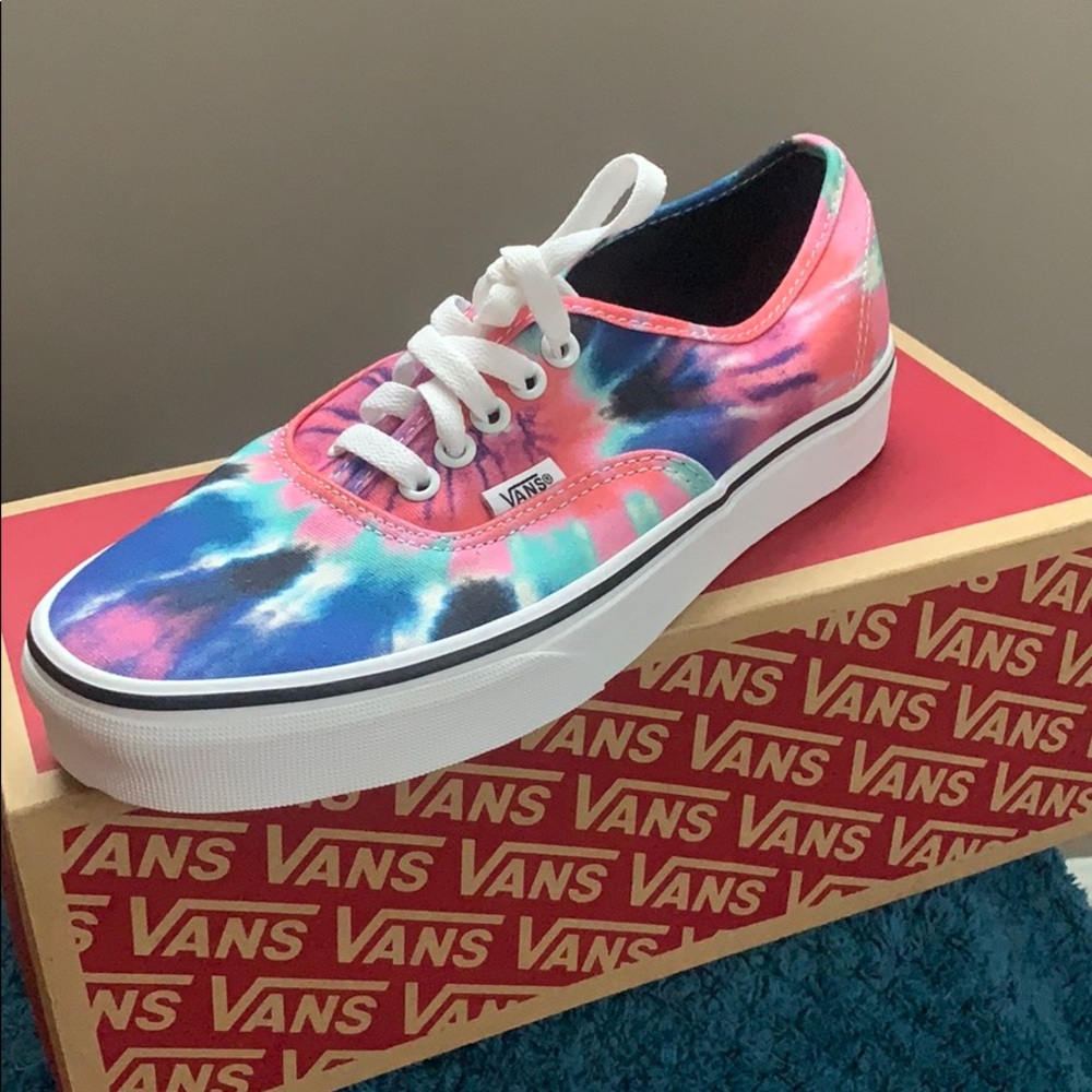 Vans Authentic Tie Die Multi/True White Sneaker